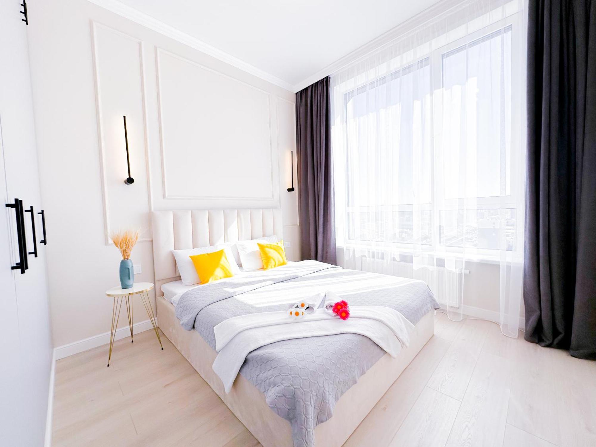 2 Bedroom New Luxe центр города рядом с шатыр кардиохирургия Apartment Nur-Sultan (Astana)